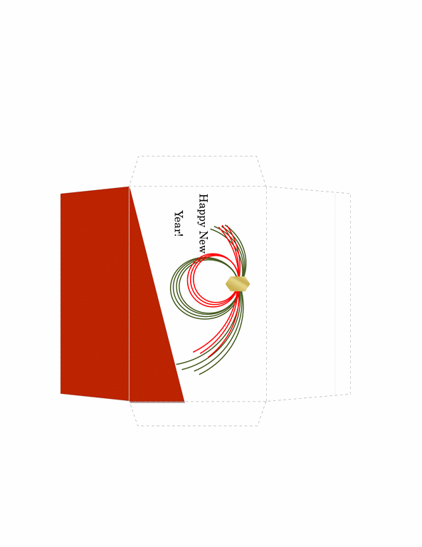 Money Envelope Template Free Download Red Theme
