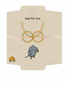 Money Envelope (mouse And Cheese Design)